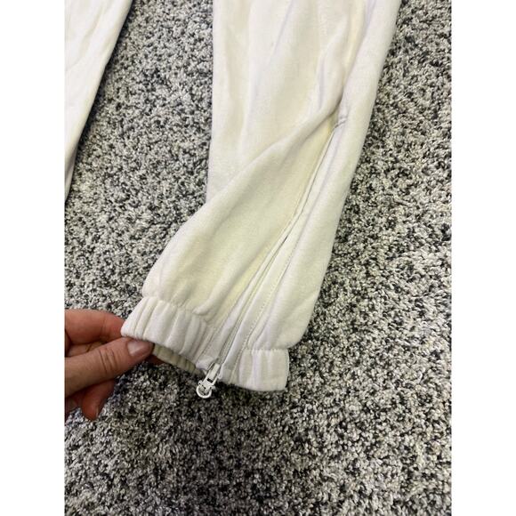 M&S Marks & Spencer Cotton Joggers, Cream Athleisure Women’s S, Cream Cozy - Picture 3 of 12